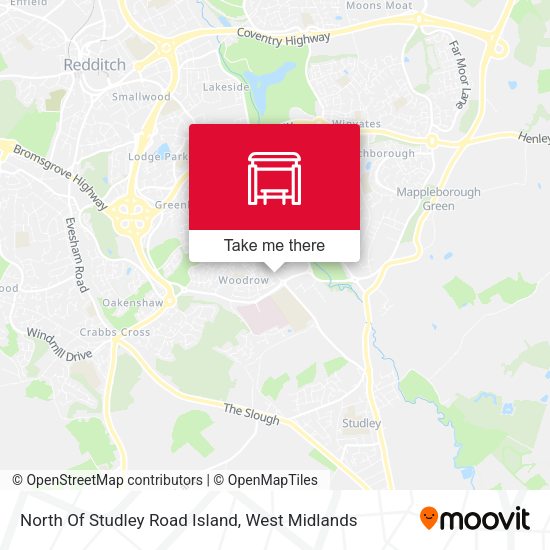North Of Studley Road Island map