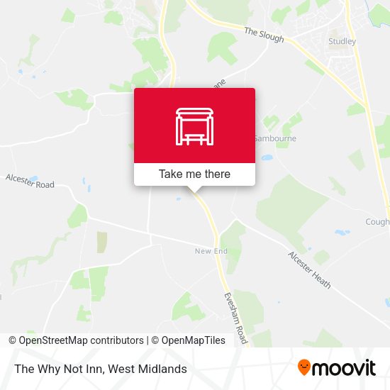 The Why Not Inn map