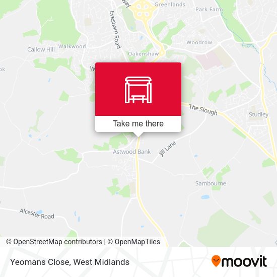 Yeomans Close map