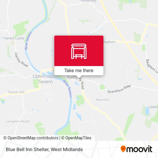 Blue Bell Inn Shelter map
