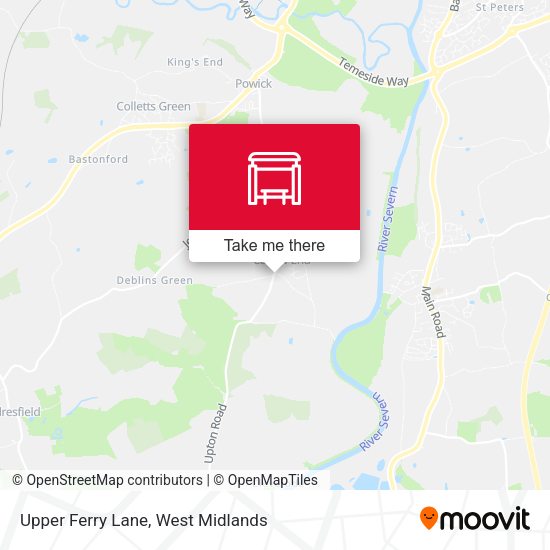 Upper Ferry Lane map