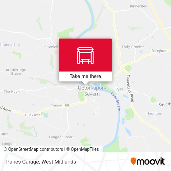 Panes Garage map