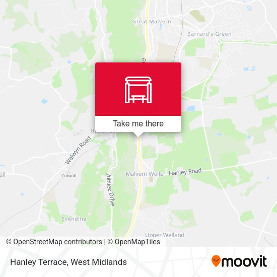 Hanley Terrace map