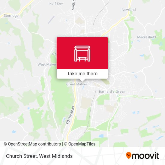 Church Street map