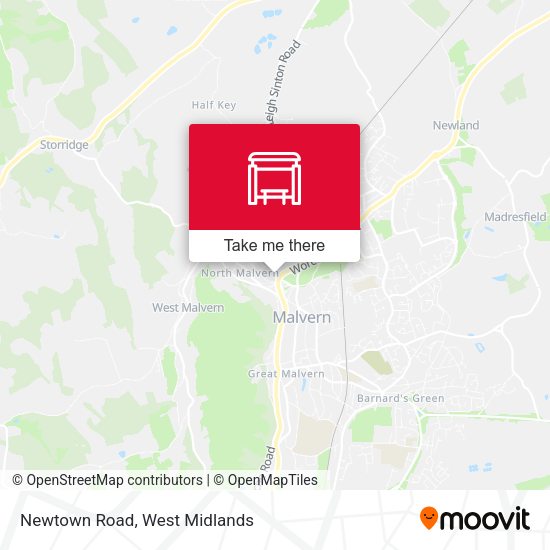Newtown Road map