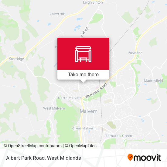 Albert Park Road map