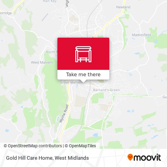 Gold Hill Care Home map