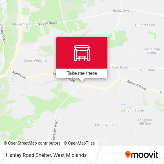 Hanley Road Shelter map