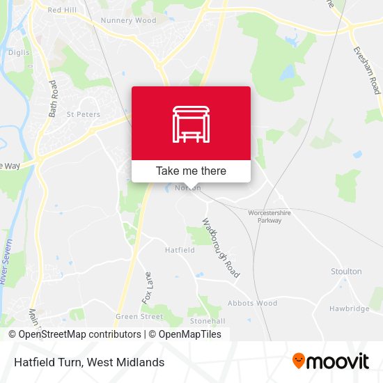 Hatfield Turn map