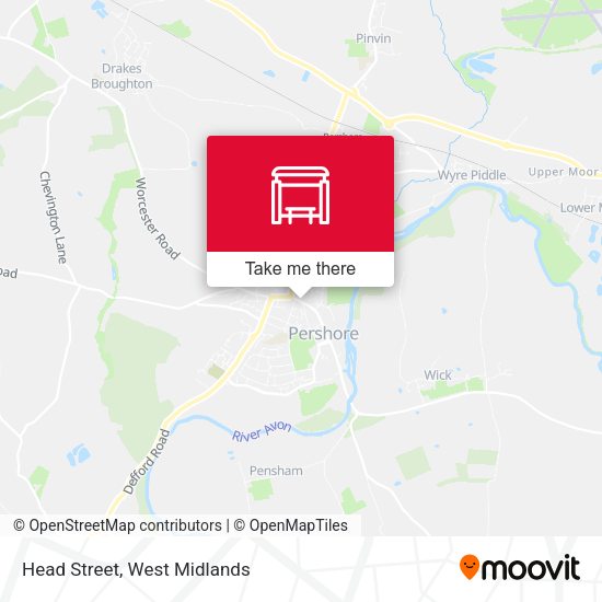 Head Street map