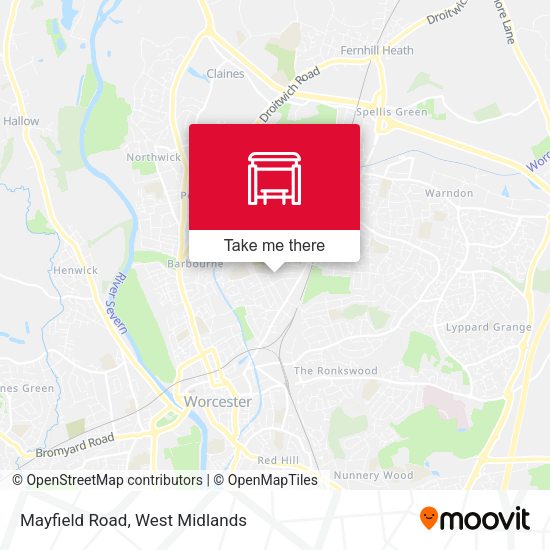 Mayfield Road map