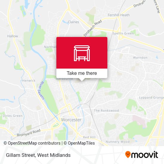 Gillam Street map