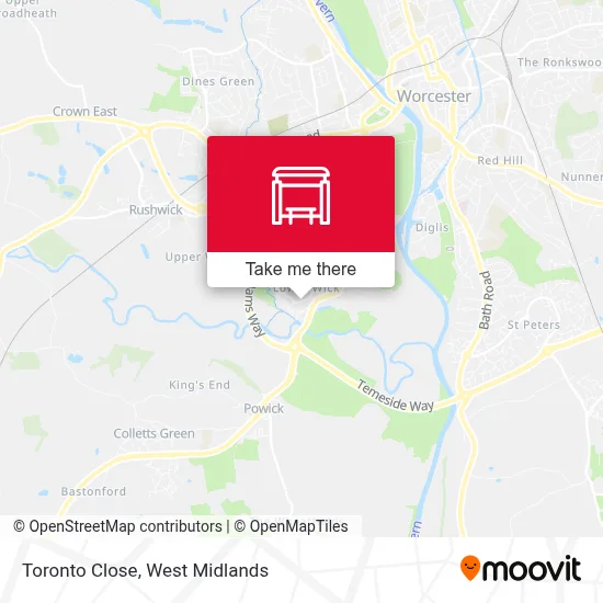Toronto Close map