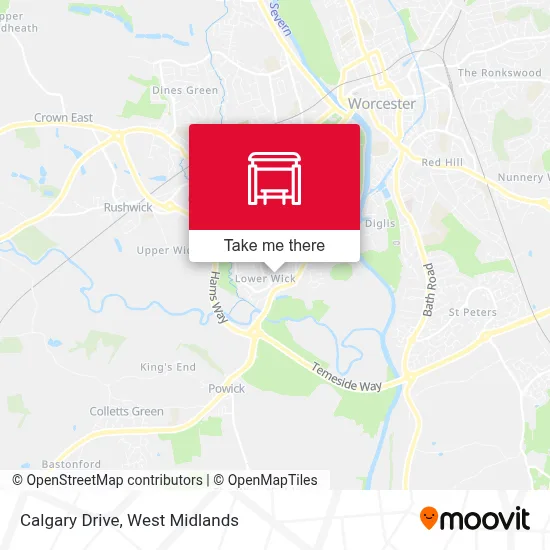 Calgary Drive map