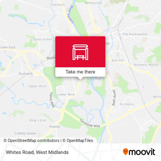 Whites Road map