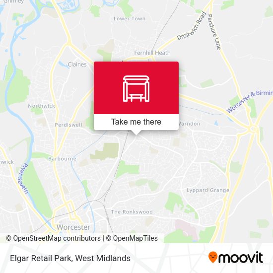 Elgar Retail Park map
