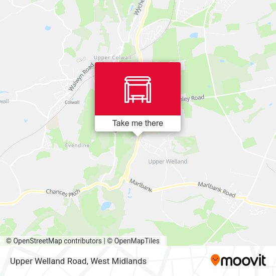 Upper Welland Road map