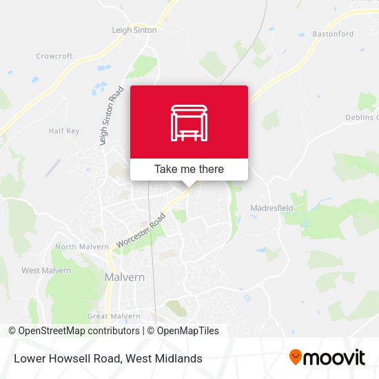 Lower Howsell Road map