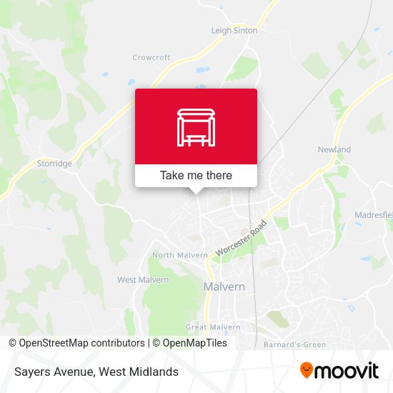 Sayers Avenue map