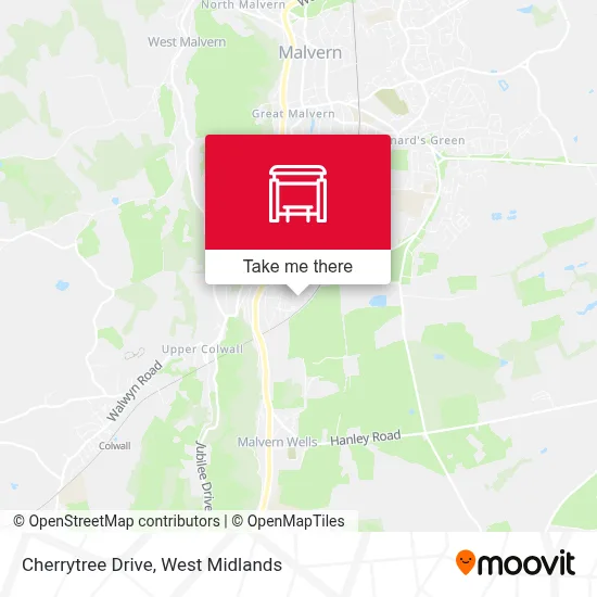 Cherrytree Drive map