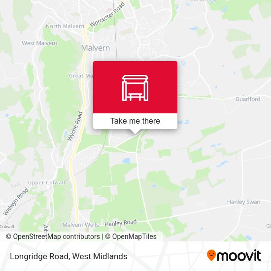 Longridge Road map