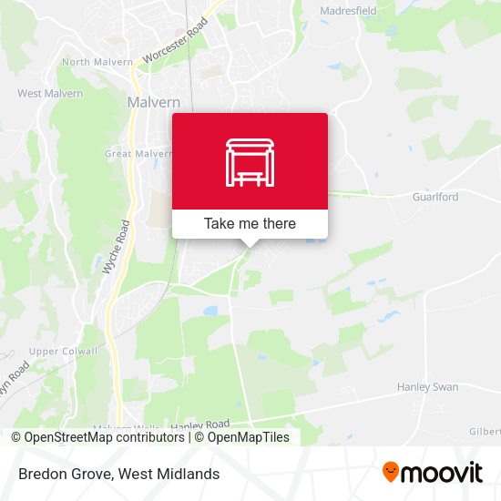 Bredon Grove map