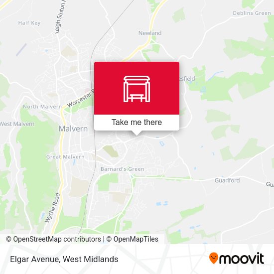 Elgar Avenue map