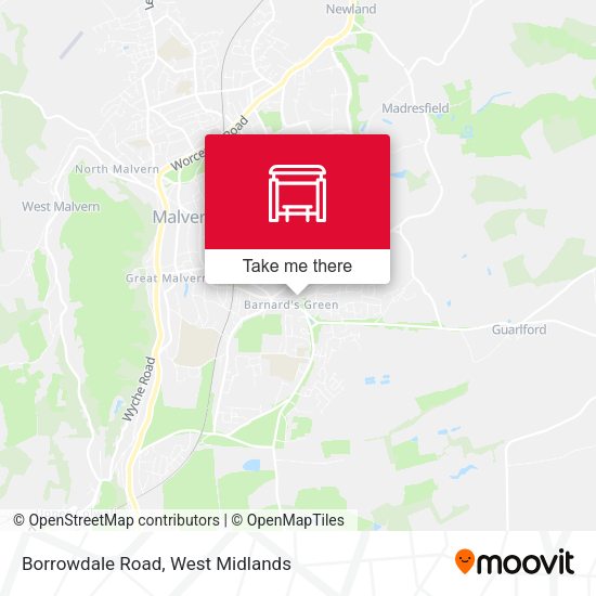 Borrowdale Road map