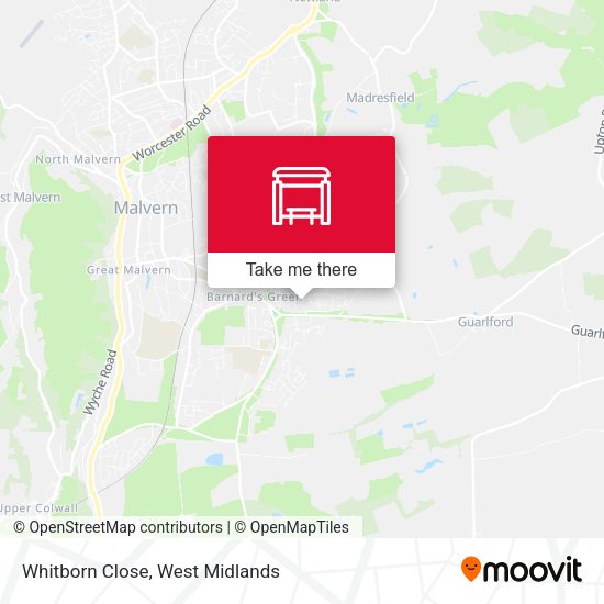 Whitborn Close map