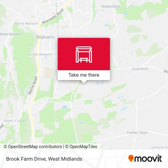 Brook Farm Drive map