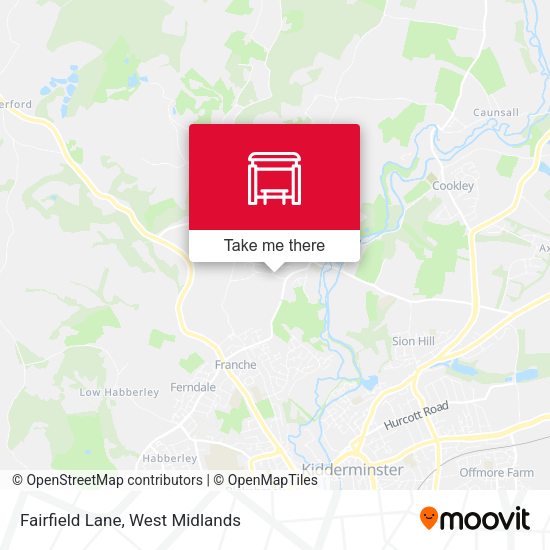 Fairfield Lane map