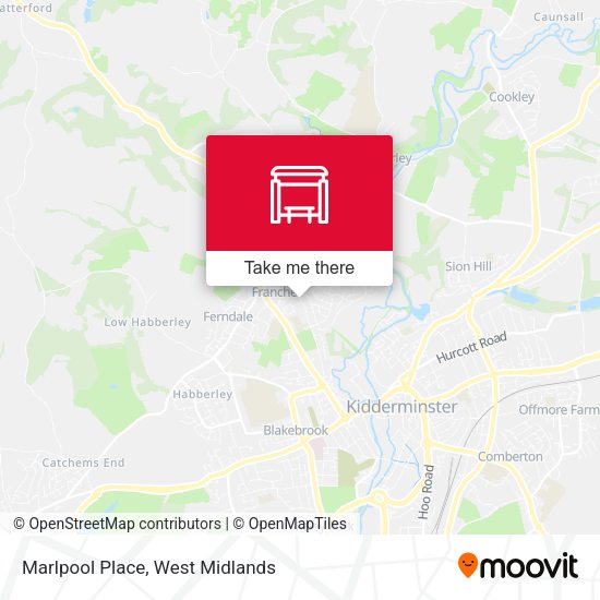 Marlpool Place map