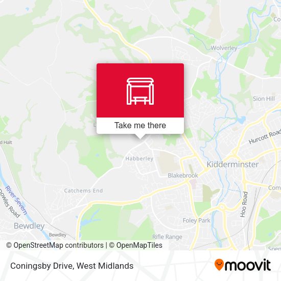 Coningsby Drive map
