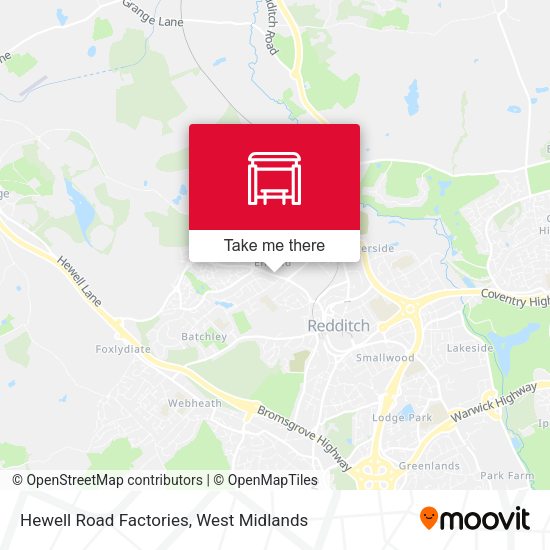 Hewell Road Factories map