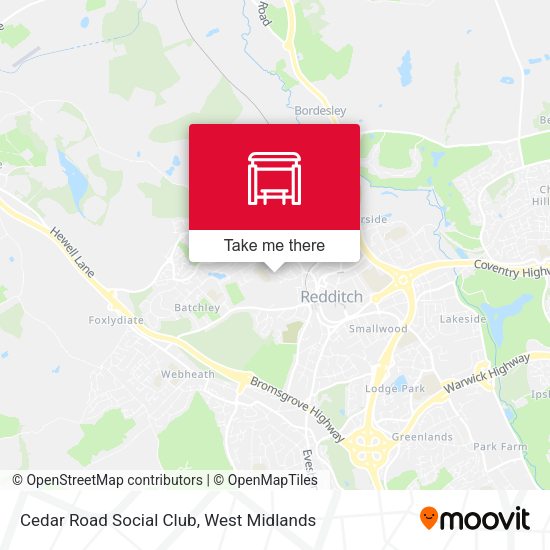 Cedar Road Social Club map