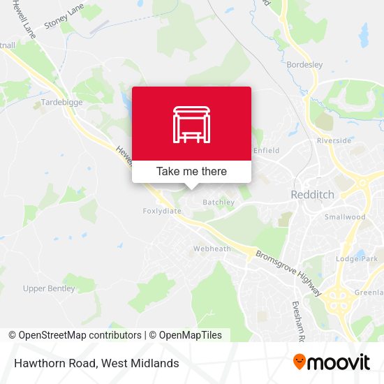 Hawthorn Road map