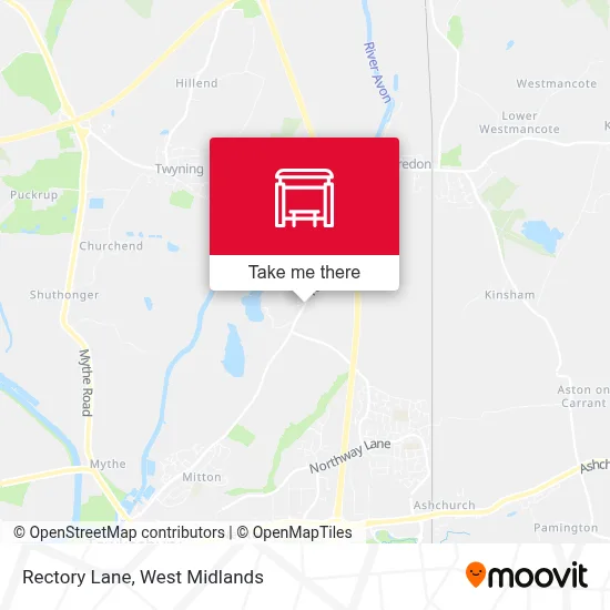 Rectory Lane map