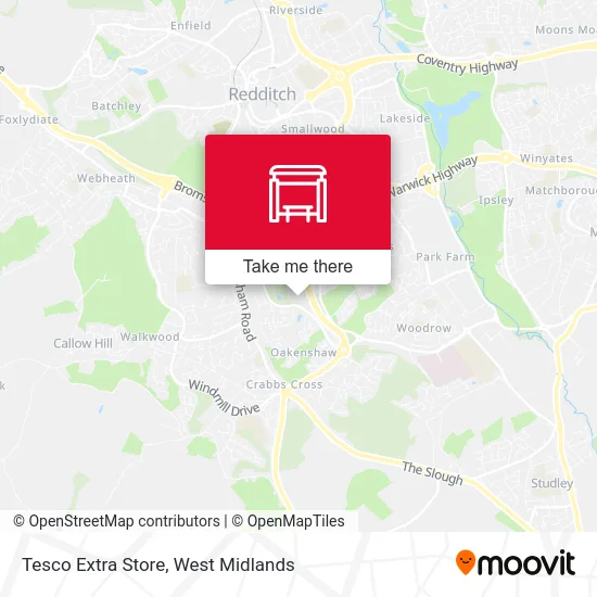 Tesco Extra Store map