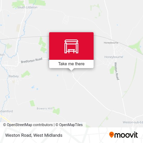 Weston Road map