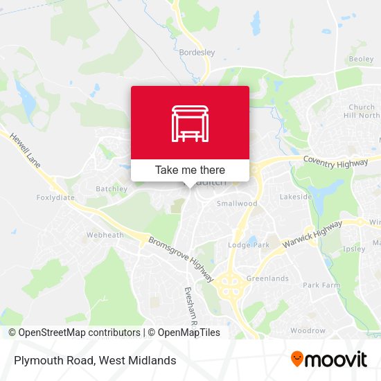 Plymouth Road map