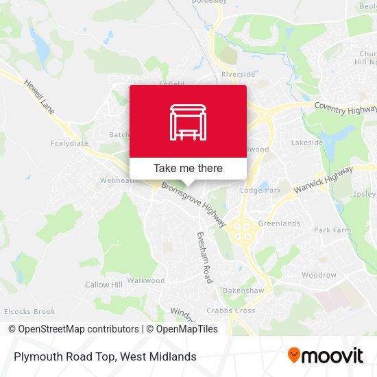 Plymouth Road Top map