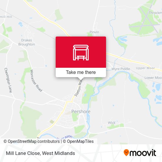 Mill Lane Close map