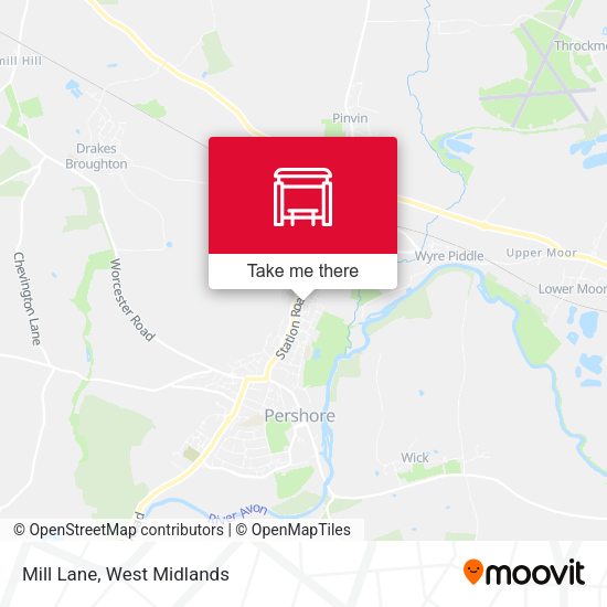Mill Lane map