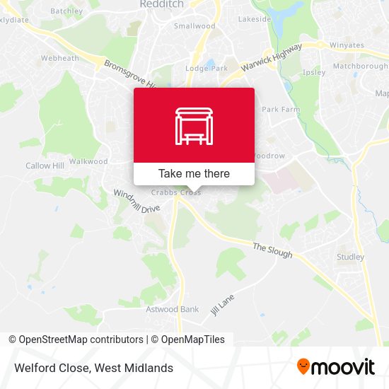 Welford Close map