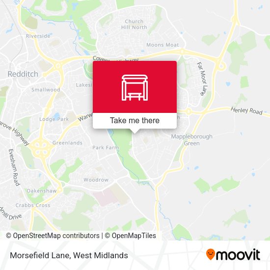 Morsefield Lane map