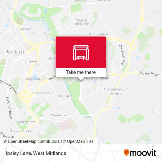 Ipsley Lane map