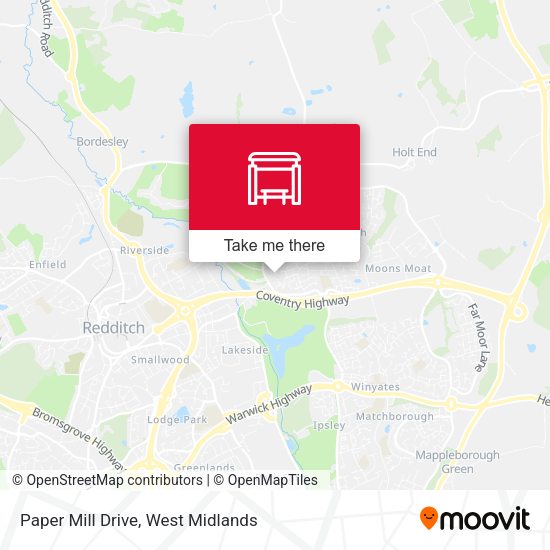 Paper Mill Drive map