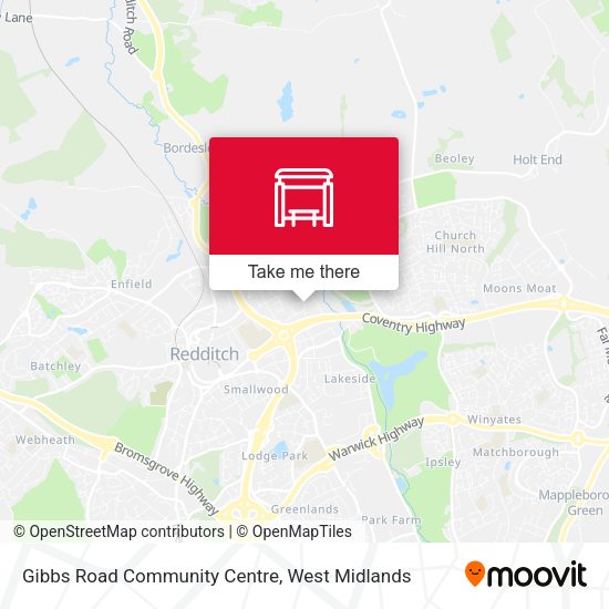 Gibbs Road Community Centre map