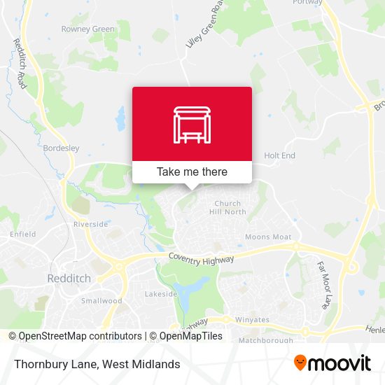 Thornbury Lane map