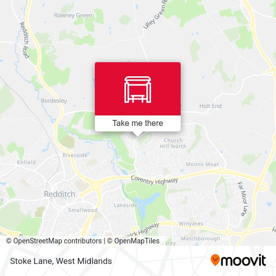 Stoke Lane map